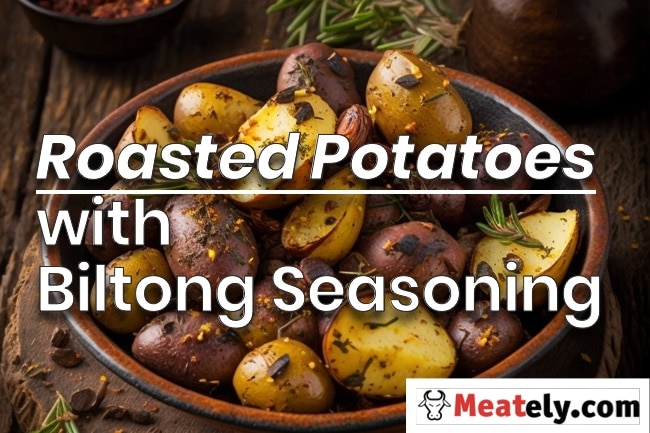 Roasted Potatoes with Biltong Seasoning